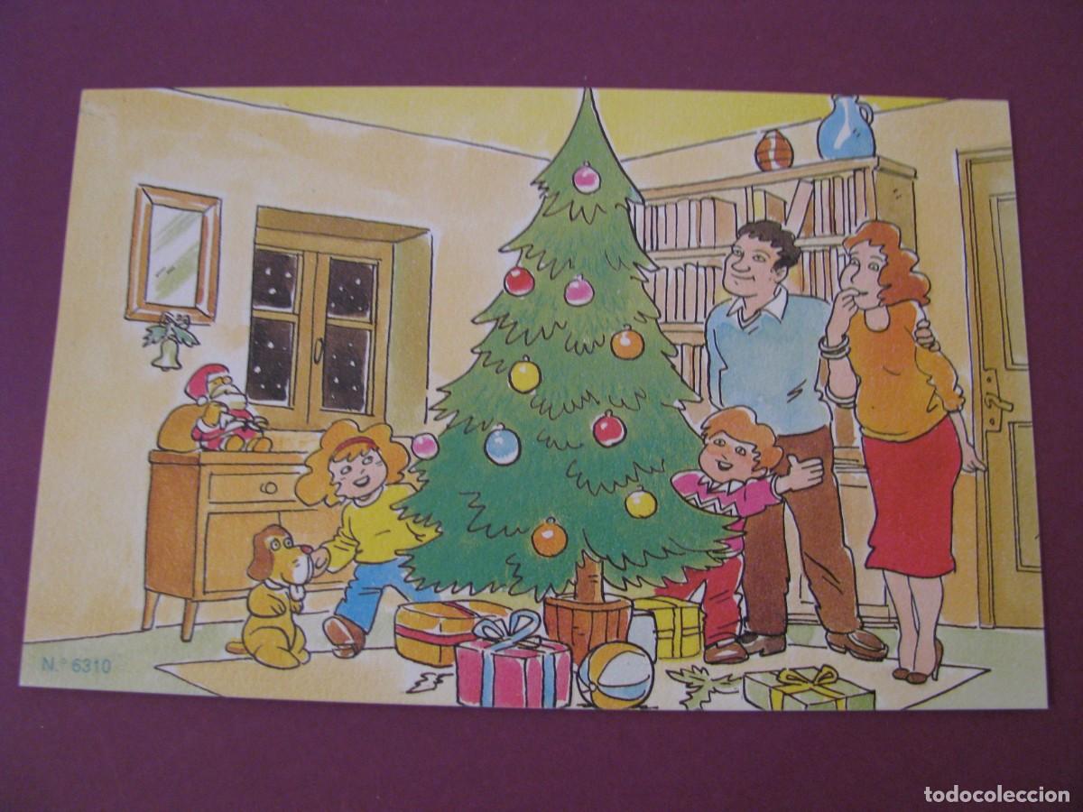 Postales: TARJETA POSTAL DE NAVIDAD. N&ordm; 6310. 13,5X8,5 CM. DETRAS EN BLANCO