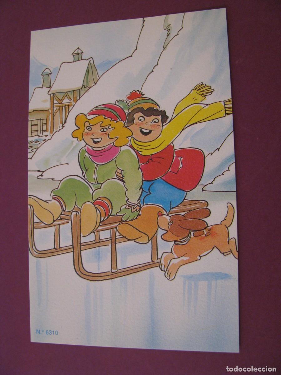 Postales: TARJETA POSTAL DE NAVIDAD. N&ordm; 6310. 13,5X8,5 CM. DETRAS EN BLANCO