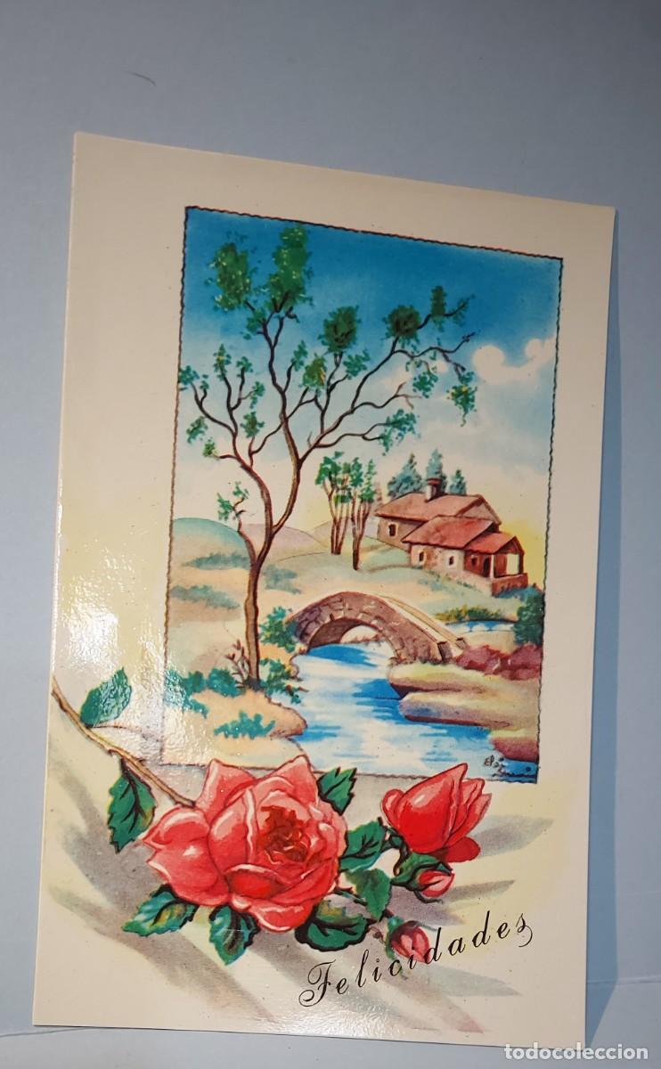 Postales: ANTIGUA TARJETA FELICITACION NAVIDAD , FELICIDADES, NUEVA