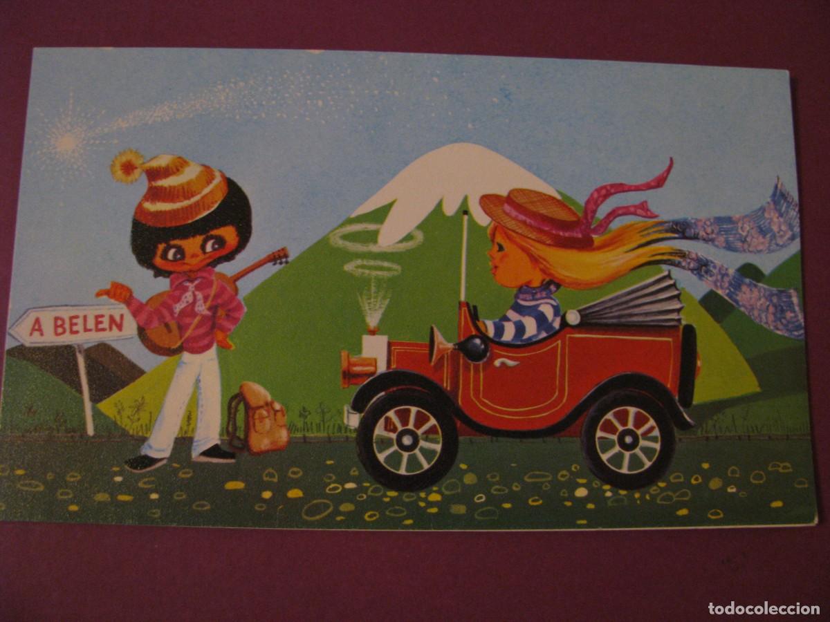 Postales: POSTAL DIPTICA DE NAVIDAD. FHER D-7/72. 16X9,5 CM. ESCRITA 1980