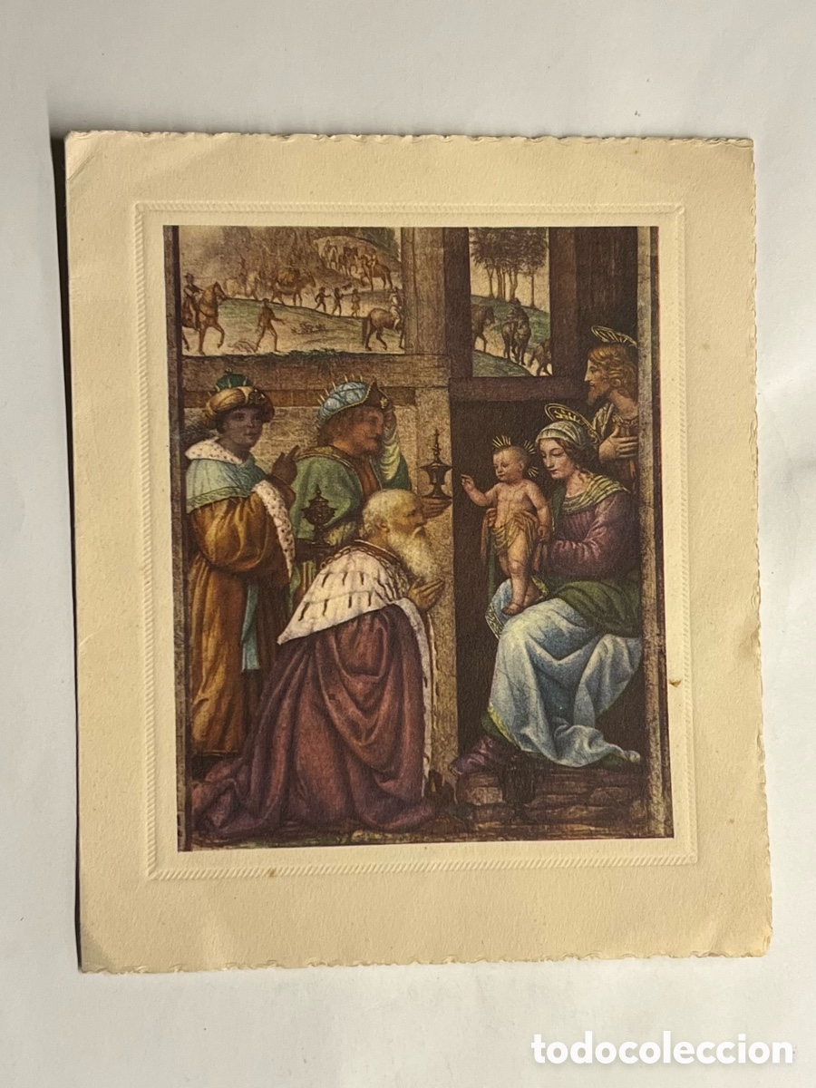 Postales: MELCHOR, GASPAR Y BASALTAR. Pasa por el Banco el dia 6, por la ma&ntilde;ana y ver&aacute;s los juguetes ..