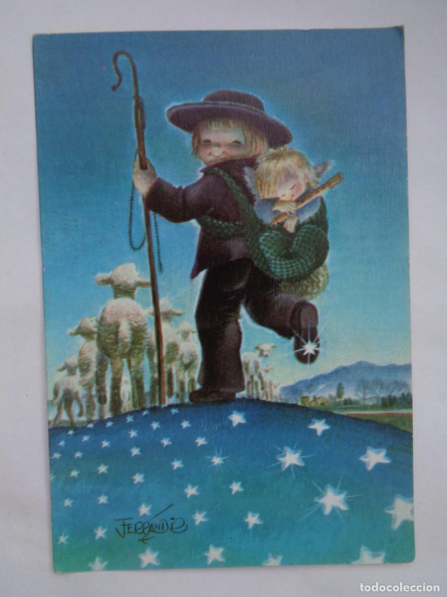 Postales: BONITA TARJETA DE FELICITACION DE NAVIDAD DE FERRANDIZ , A&Ntilde;OS 70