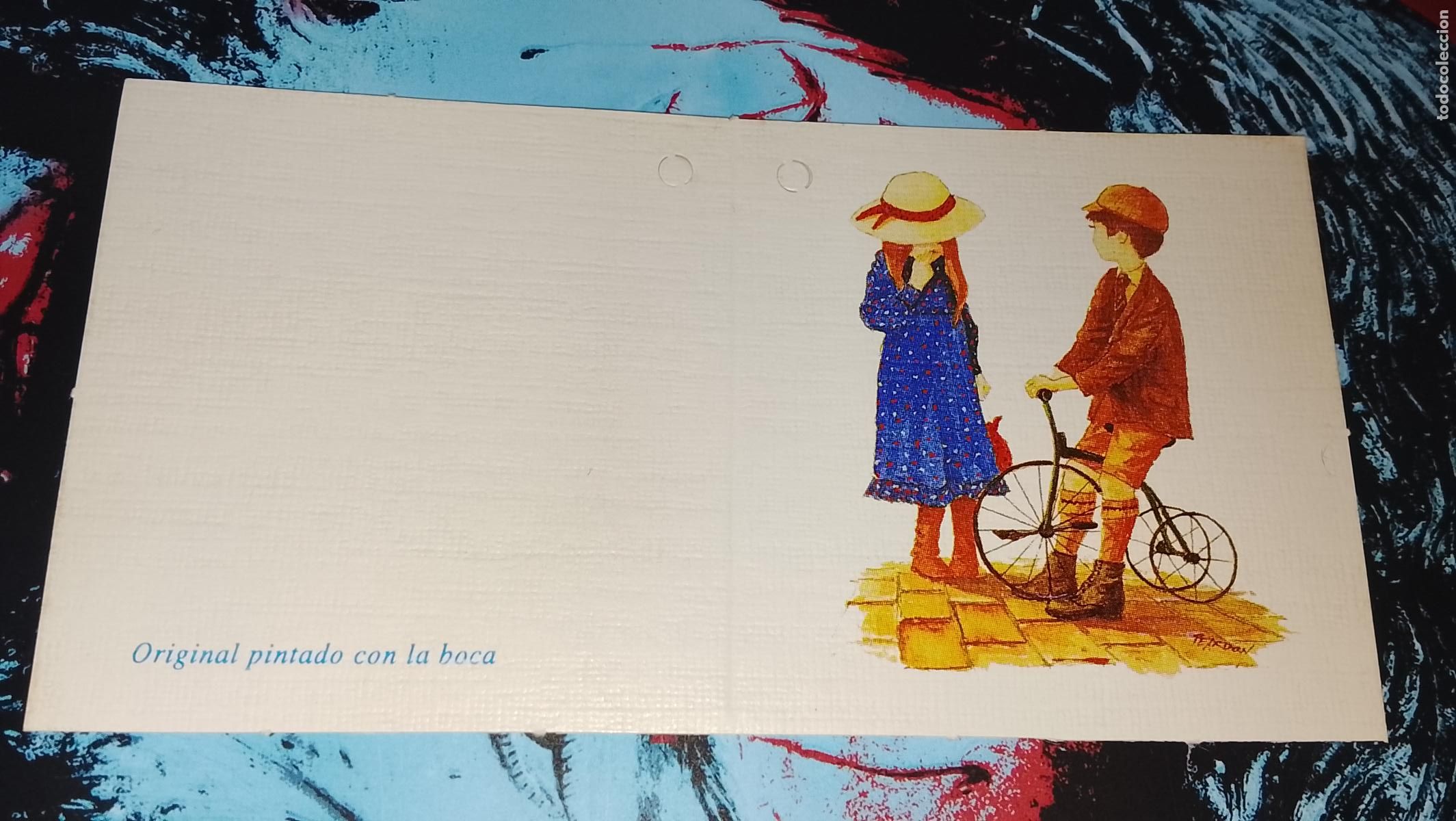 Postales: TARJETA NAVIDE&Ntilde;A DIPTICA FELICITACION DE NAVIDAD , Christmas . PLEGABLE - NO ESCRITA - ILUSTRACION