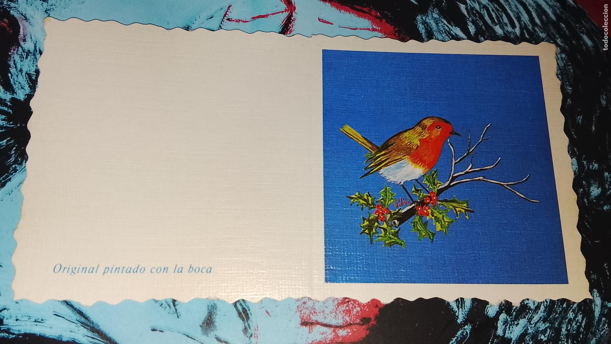 Postales: TARJETA NAVIDE&Ntilde;A DIPTICA FELICITACION DE NAVIDAD , Christmas . PLEGABLE - NO ESCRITA - ILUSTRACION