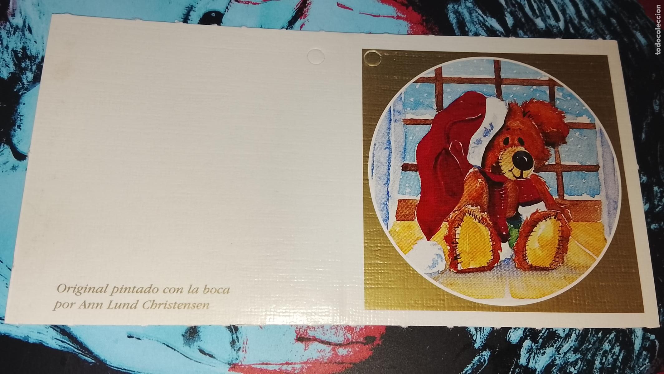 Postales: TARJETA NAVIDE&Ntilde;A DIPTICA FELICITACION DE NAVIDAD , Christmas . PLEGABLE - NO ESCRITA - ILUSTRACION