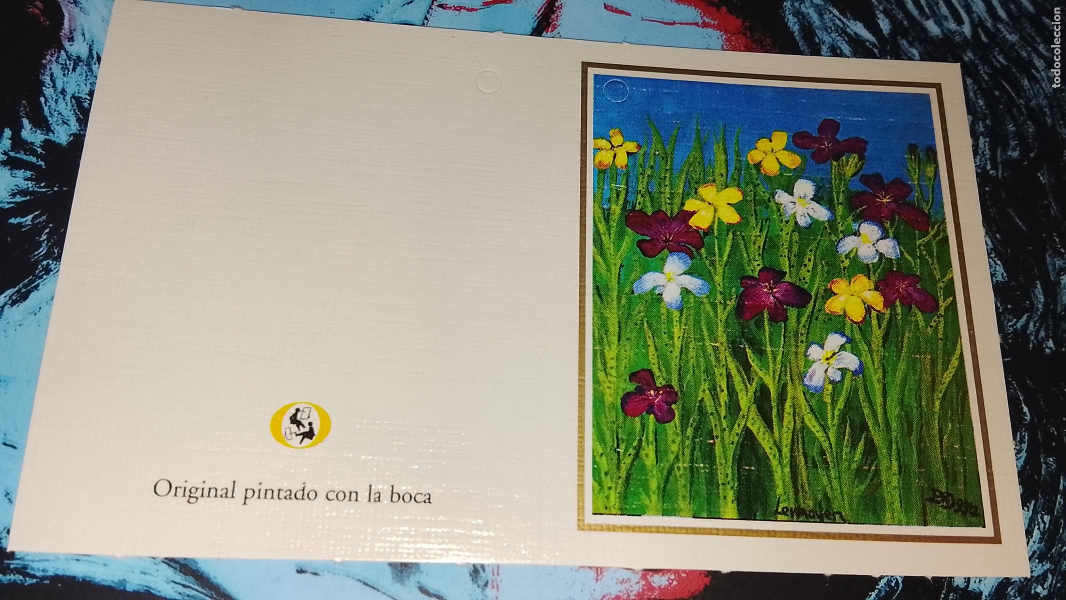 Postales: TARJETA NAVIDE&Ntilde;A DIPTICA FELICITACION DE NAVIDAD , Christmas . PLEGABLE - NO ESCRITA - ILUSTRACION