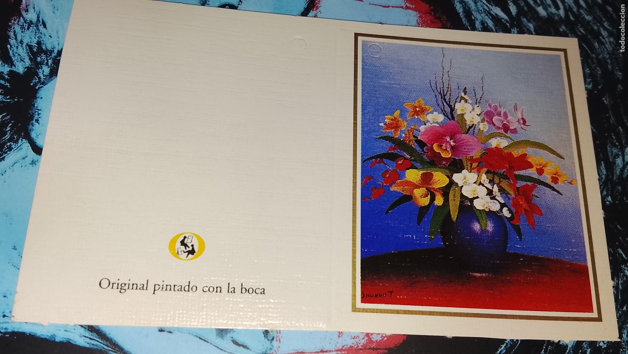 Postales: TARJETA NAVIDE&Ntilde;A DIPTICA FELICITACION DE NAVIDAD , Christmas . PLEGABLE - NO ESCRITA - ILUSTRACION
