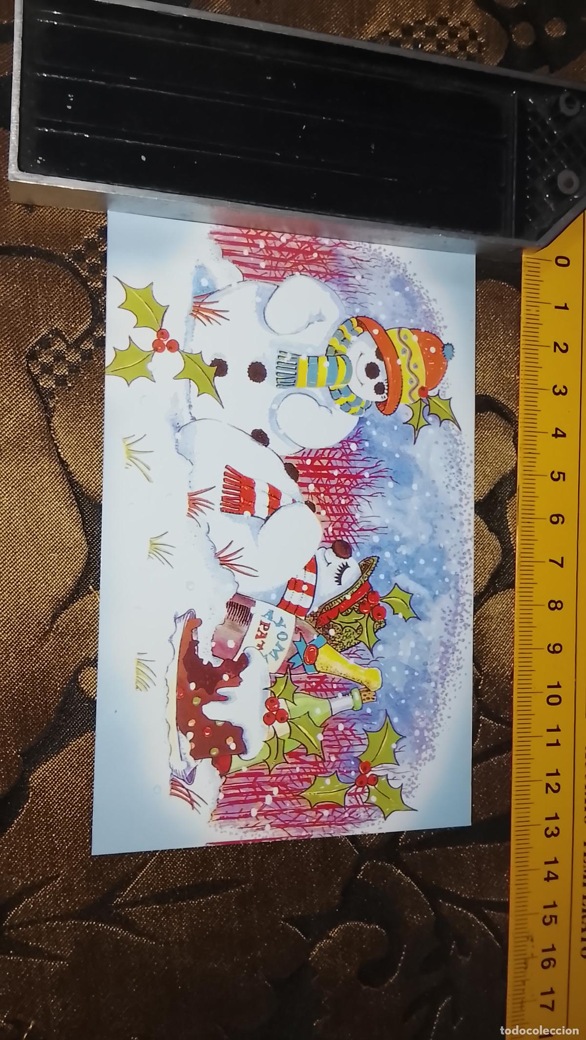 Postales: TARJETA NAVIDE&Ntilde;A FELICITACION DE NAVIDAD , Christmas . - NO ESCRITA - ILUSTRACION