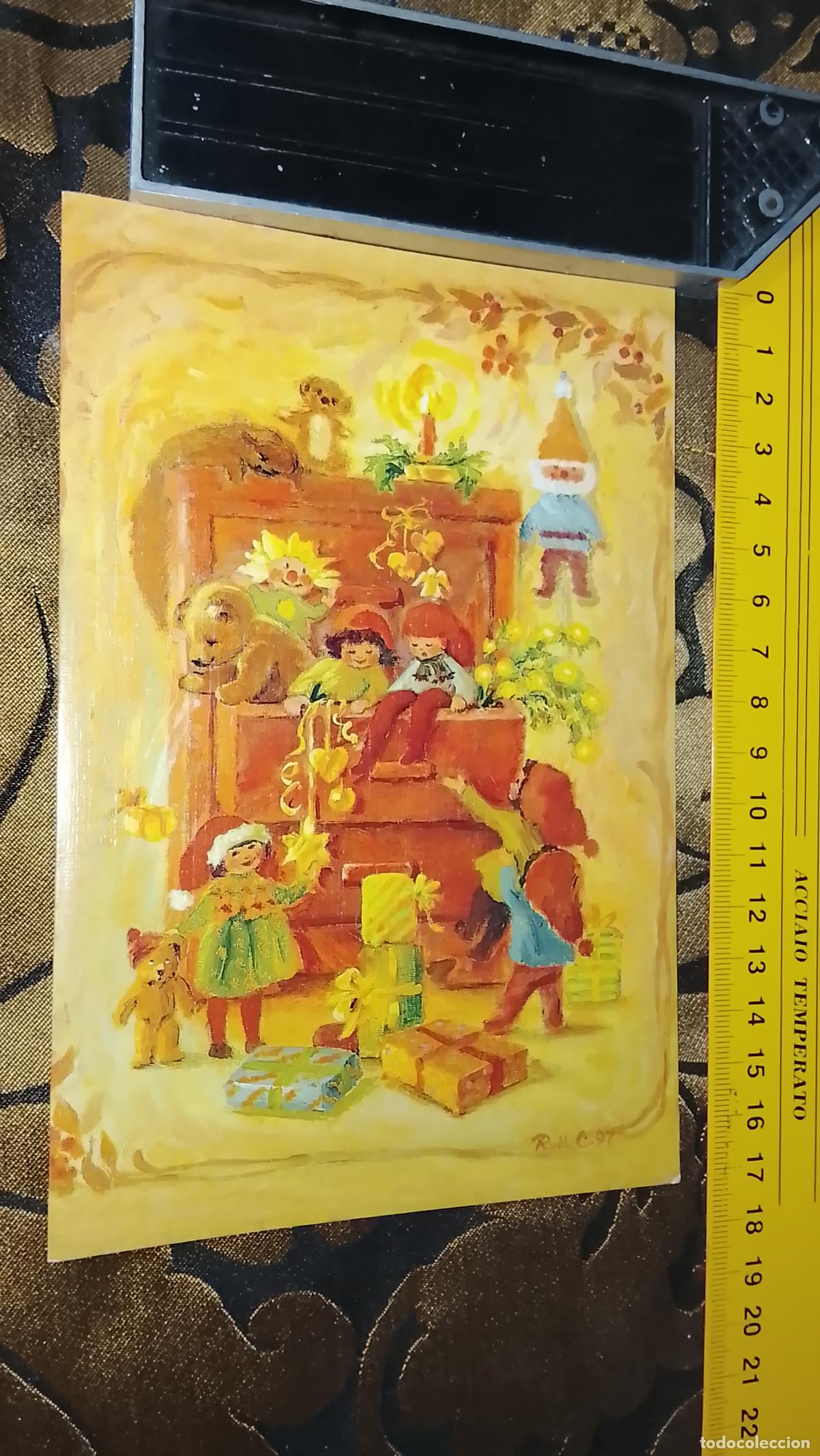 Postales: TARJETA NAVIDE&Ntilde;A FELICITACION DE NAVIDAD , Christmas . - NO ESCRITA - ILUSTRACION