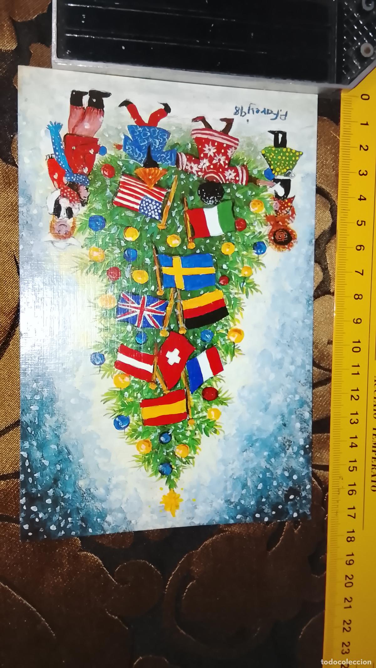 Postales: TARJETA NAVIDE&Ntilde;A FELICITACION DE NAVIDAD , Christmas . - NO ESCRITA - ILUSTRACION