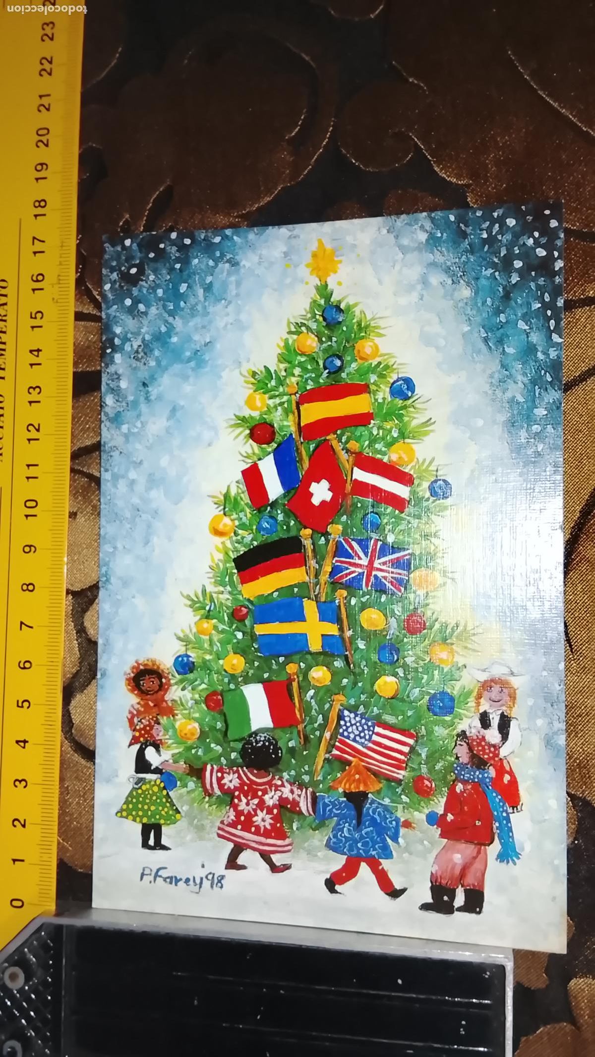 Postales: TARJETA NAVIDE&Ntilde;A FELICITACION DE NAVIDAD , Christmas . - NO ESCRITA - ILUSTRACION