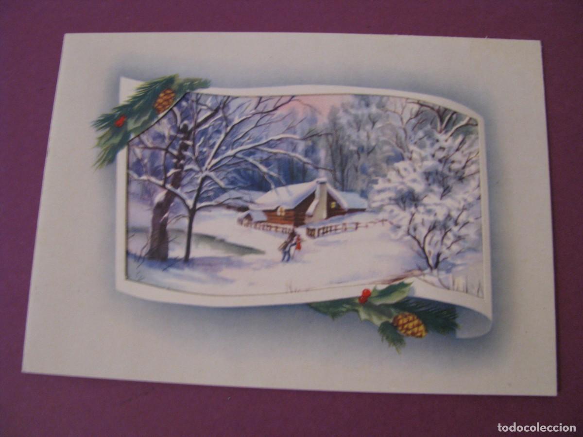 Postales: POSTAL TROQUELADA DE NAVIDAD DE IL? ED. SABADELL S/CERVIN MOD. 2. 11,5X8 CM. ESCRITA