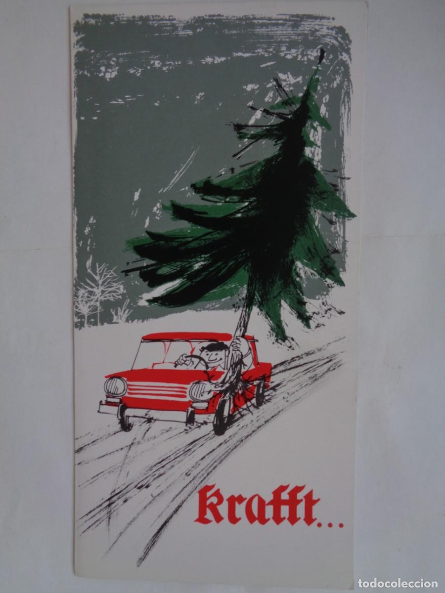 Postales: BONITA TARJETA DE FELICITACION DE NAVIDAD DE KRAFFT . A&Ntilde;OS 70