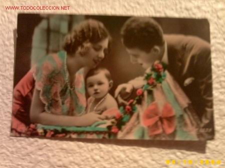 Postales: POSTAL DE PAREJA CON NI&Ntilde;O - Foto 1