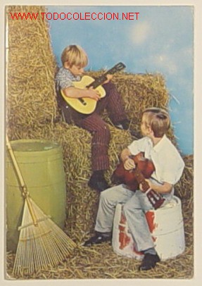 Postales: BONITA POSTAL DE NI&Ntilde;OS . Circulada a&ntilde;o 70 . - Foto 1