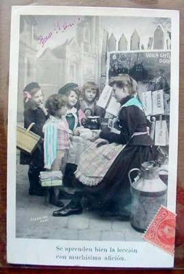 Postales: ANTIGUA POSTAL DE NI&Ntilde;0S 1905-1915 - Foto 1