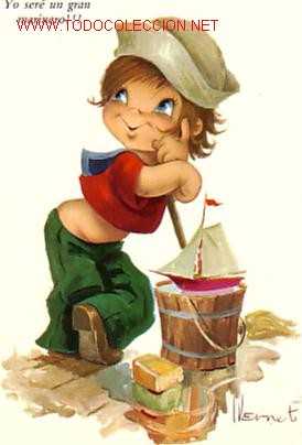 Postales: NI&Ntilde;O MARINERO - Foto 1
