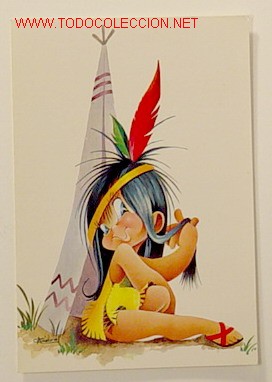 Postales: marnifica postar infantil - Foto 1