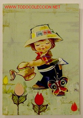 Postales: MAGNIFICA POSTAL INFANTIL.CIRCULADA. - Foto 1