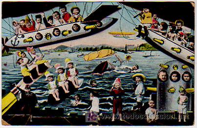 Postales: NI&Ntilde;OS. - Foto 1
