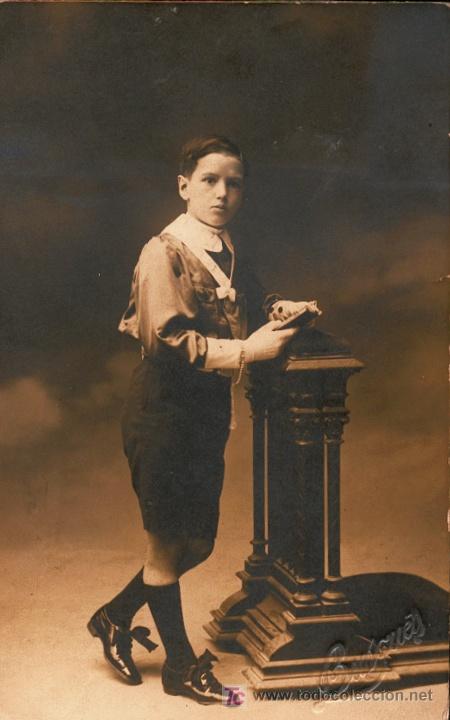 Postales: CUATRO FOTO POSTALES DE NIÑOS Y BODA - AÑOS 1930 - Foto 4 - 10886925