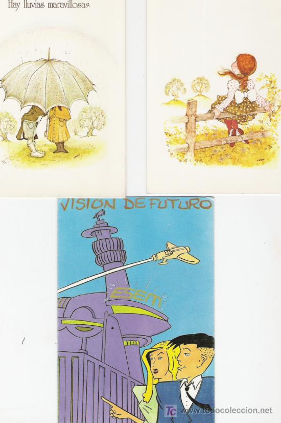 Postales: BONITO LOTE DE 3  POSTALES - Foto 1