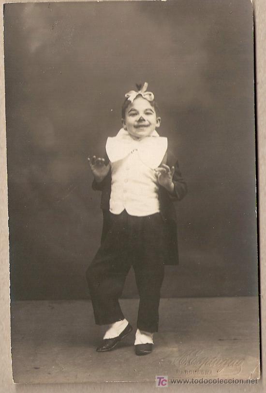 Postales: BONITA POSTAL DE NI&Ntilde;O EN DISFRAZ - Foto 1