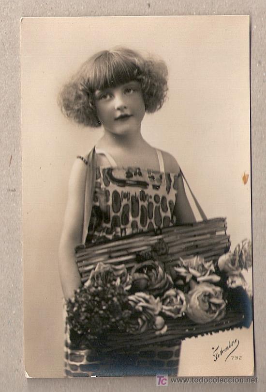 Postales: NI&Ntilde;A VENDEDORA DE FLORES - Foto 1