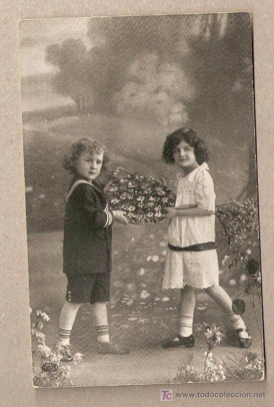 Postales: PAREJITA NI&Ntilde;OS EN EL BOSQUE - Foto 1