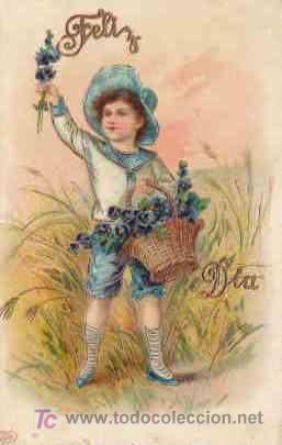 Postales: POSTAL INFANTIL FELIZ DIA - Foto 1