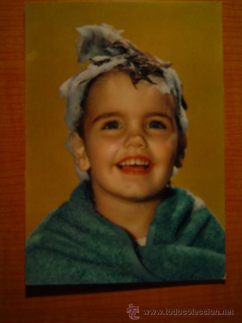 Postales: POSTAL  NI&Ntilde;O ESCRITA ESCRITA - Foto 1