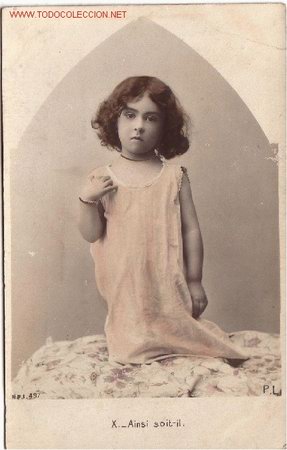 Postales: POSTAL INFANTIL CON NI&Ntilde;A - Foto 1