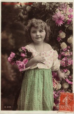 Postales: POSTA INFANTIL CON NI&Ntilde;A - Foto 1