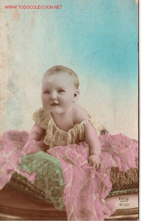 Postales: POSTAL INFANTIL CON BEBE - Foto 1