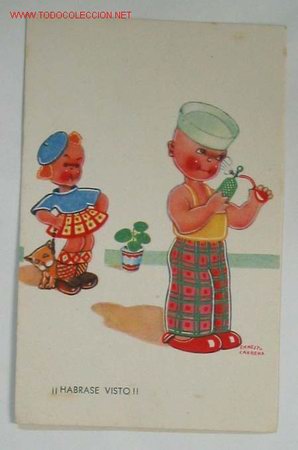 Postales: TARJETA POSTAL INFANTIL - Foto 1