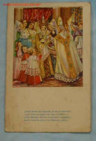 Postales: TARJETA POSTAL BLANCA NIEVES - Foto 1