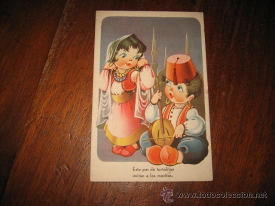 Postales: PAREJA DE NI&Ntilde;OS MOROS - Foto 1