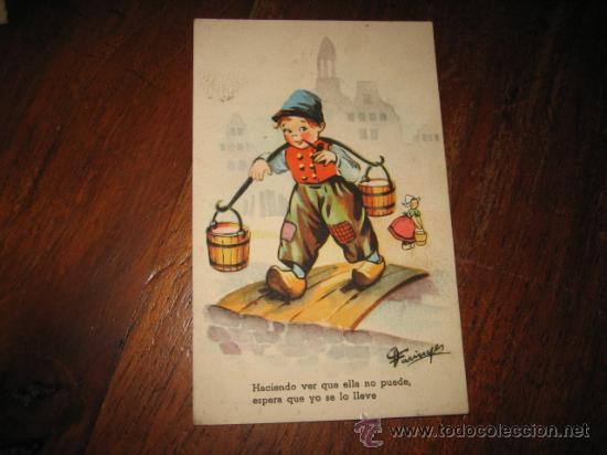 Postales: NI&Ntilde;O LLEVANDO AGUA - Foto 1