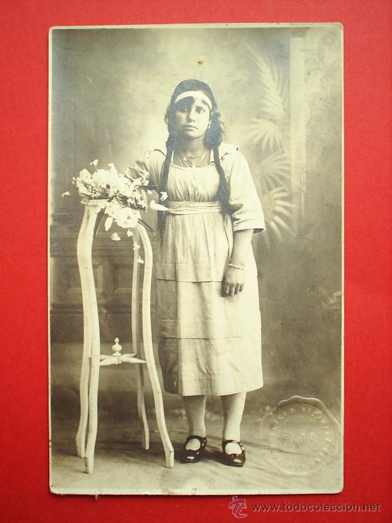 Postales: FOTO NI&Ntilde;A DE COMUNION - Foto 1