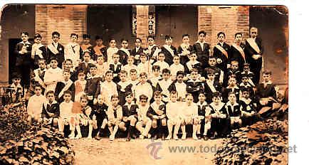 Postales: POSTAL TIPICA DE LOS ALUMNOS DE LA ESCUELA - Foto 1
