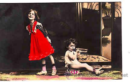Postales: POSTAL ROMANTICA DE NI&Ntilde;OS N&ordm; - Foto 1
