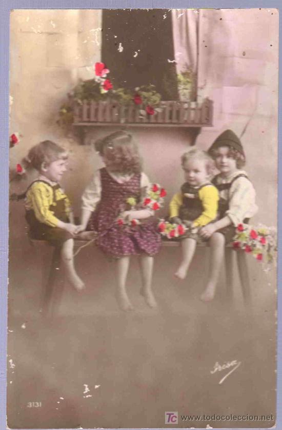 Postales: TARJETA POSTAL ANTIGUA INFANTIL - Foto 1