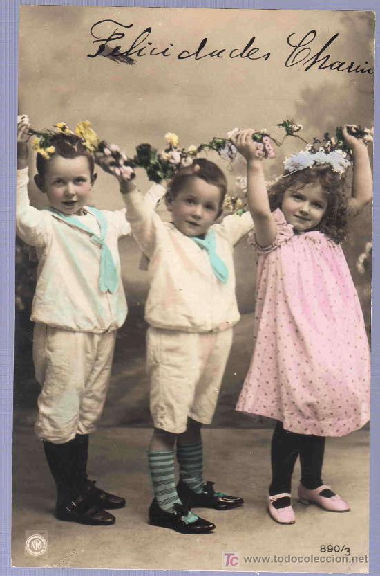 Postales: TARJETA POSTAL ANTIGUA INFANTIL - Foto 1