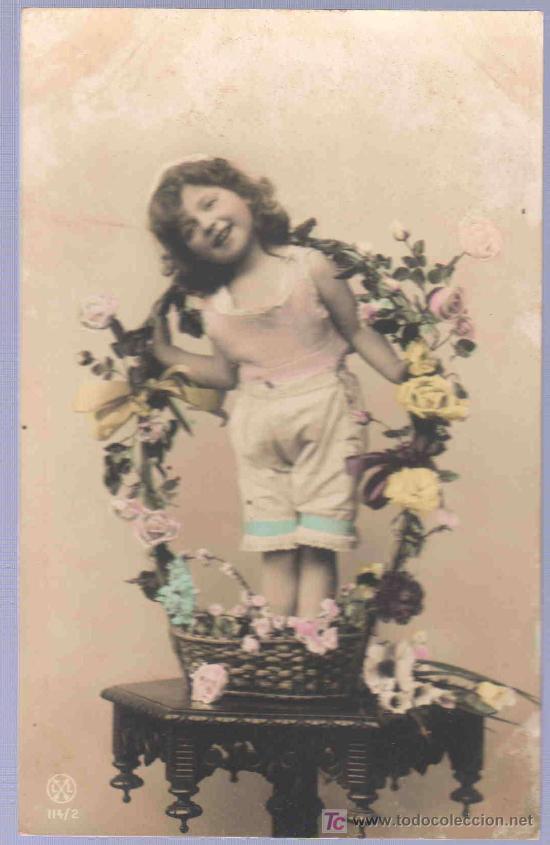 Postales: TARJETA POSTAL ANTIGUA INFANTIL - Foto 1