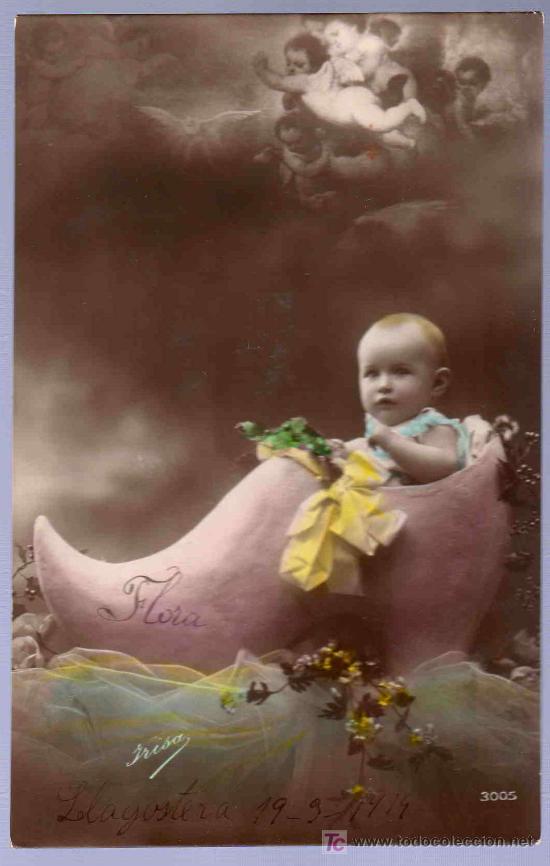 Postales: TARJETA POSTAL ANTIGUA INFANTIL - Foto 1