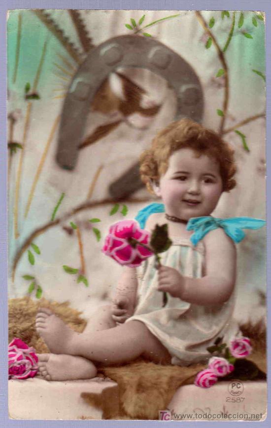 Postales: TARJETA POSTAL ANTIGUA INFANTIL - Foto 1