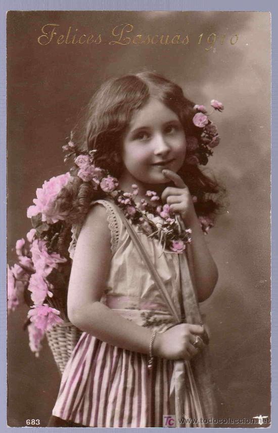 Postales: TARJETA POSTAL ANTIGUA INFANTIL. - Foto 1