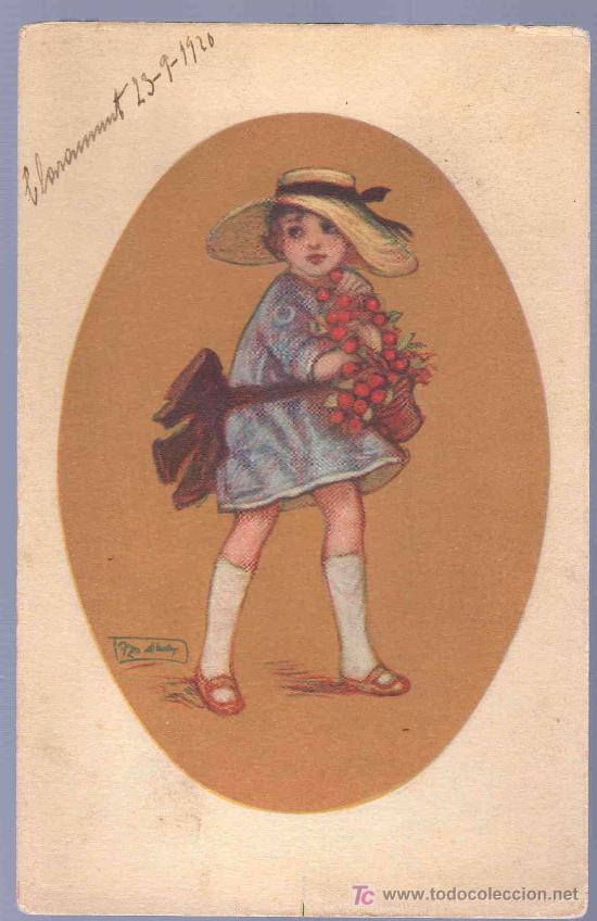 Postales: TARJETA POSTAL ANTIGUA INFANTIL. - Foto 1