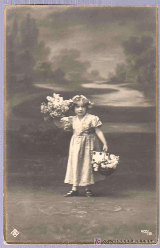 Postales: TARJETA POSTAL ANTIGUA INFANTIL. - Foto 1