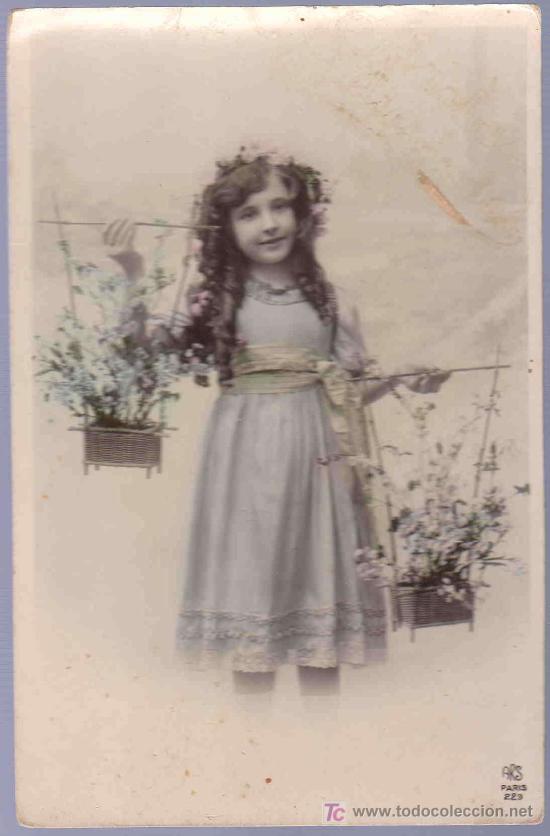 Postales: TARJETA POSTAL ANTIGUA INFANTIL. - Foto 1